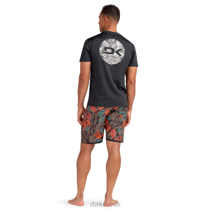 Mission Loose Fit Short Sleeve Rashguard Crew Dakine Men Black N882P246 Clothing