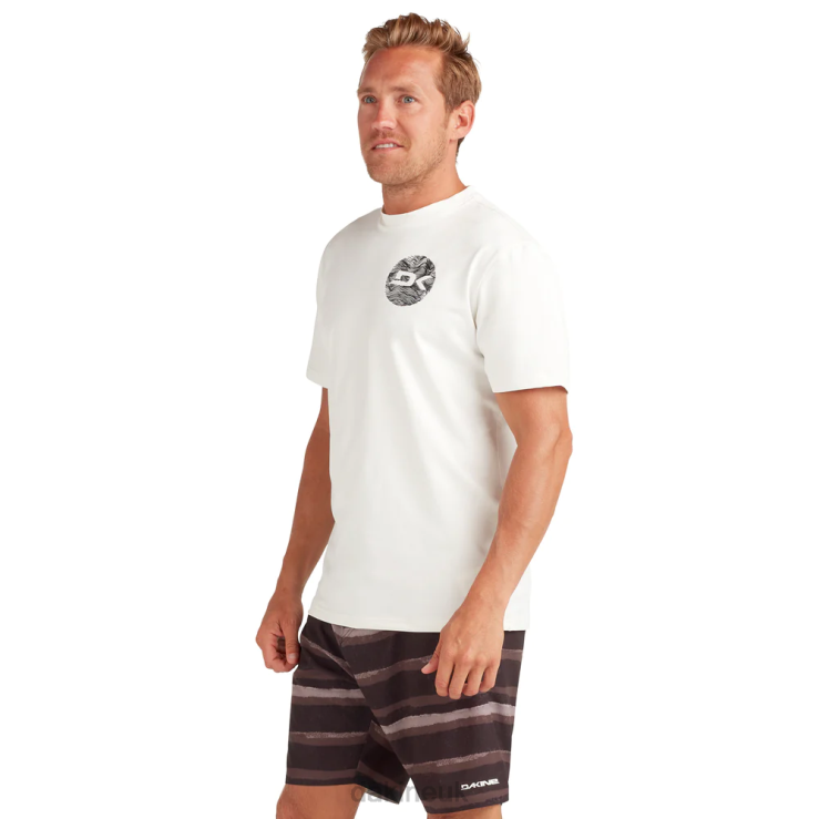 Mission Loose Fit Short Sleeve Rashguard Crew Dakine Men Surf White N882P245 Clothing