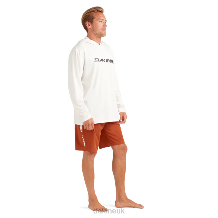 Roots Loose Fit Long Sleeve Rashguard Dakine Men Surf White N882P232 Clothing