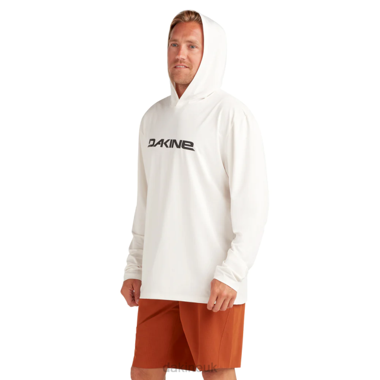 Roots Loose Fit Long Sleeve Rashguard Dakine Men Surf White N882P232 Clothing
