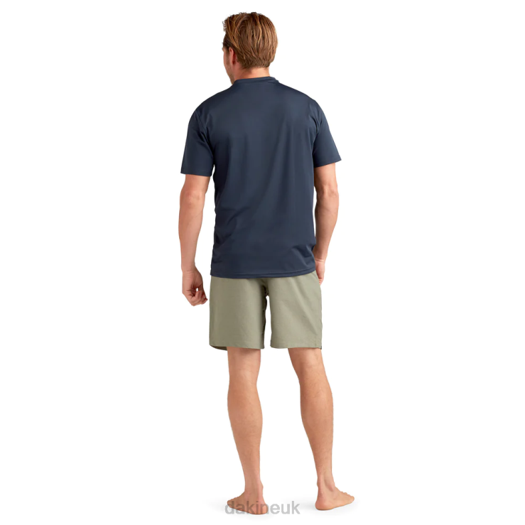 Roots Loose Fit Short Sleeve Rashguard Crew Dakine Men Ink N882P237 Clothing