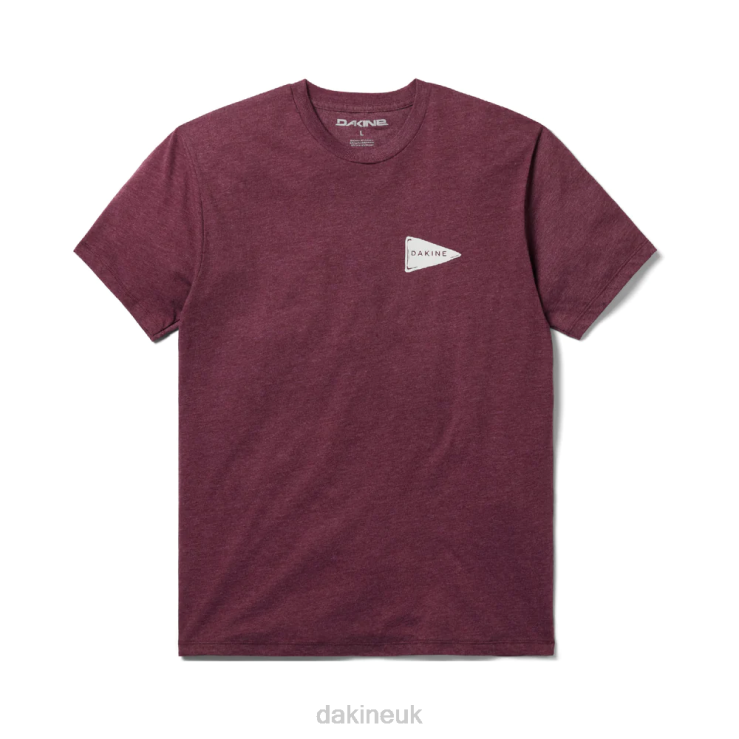 Axe To Grind T-Shirt Dakine Men Maroon Heather N882P191 Clothing