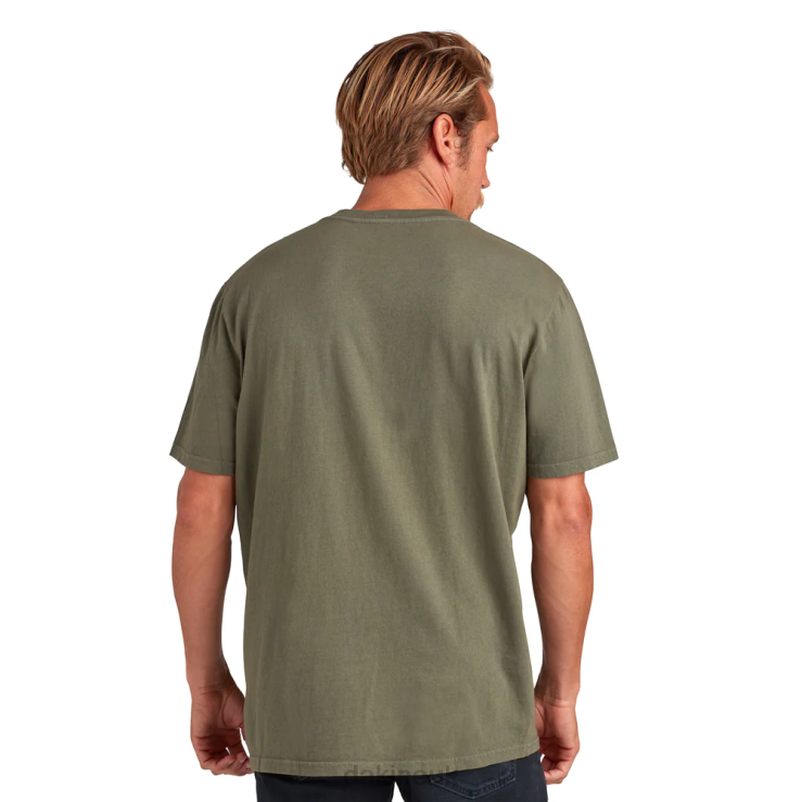 Cruiser Heavyweight Pocket Short Sleeve T-Shirt Dakine Men Peat Green N882P199 Clothing