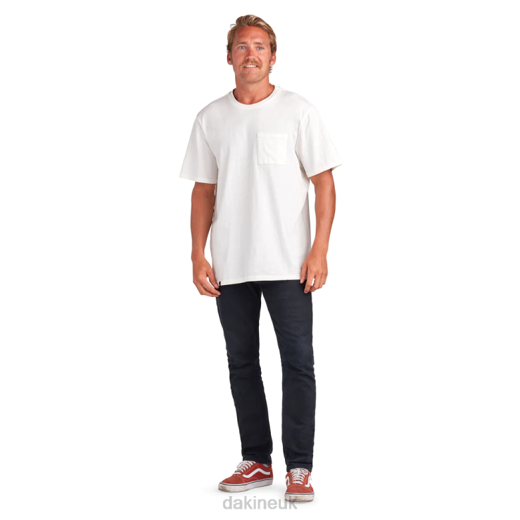 Cruiser Heavyweight Pocket Short Sleeve T-Shirt Dakine Men Surf White N882P200 Clothing
