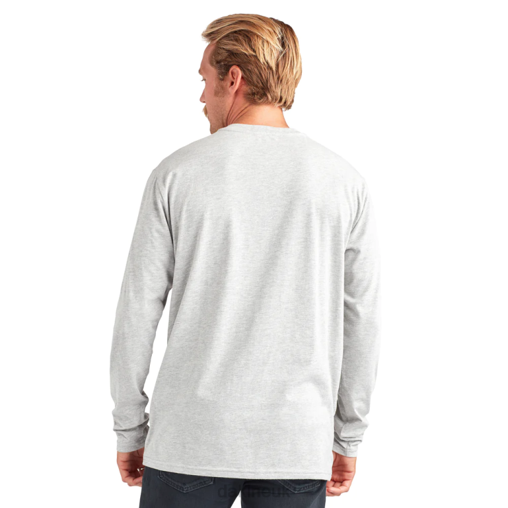 Da Rail Long Sleeve T-Shirt Dakine Men Heather Grey N882P205 Clothing
