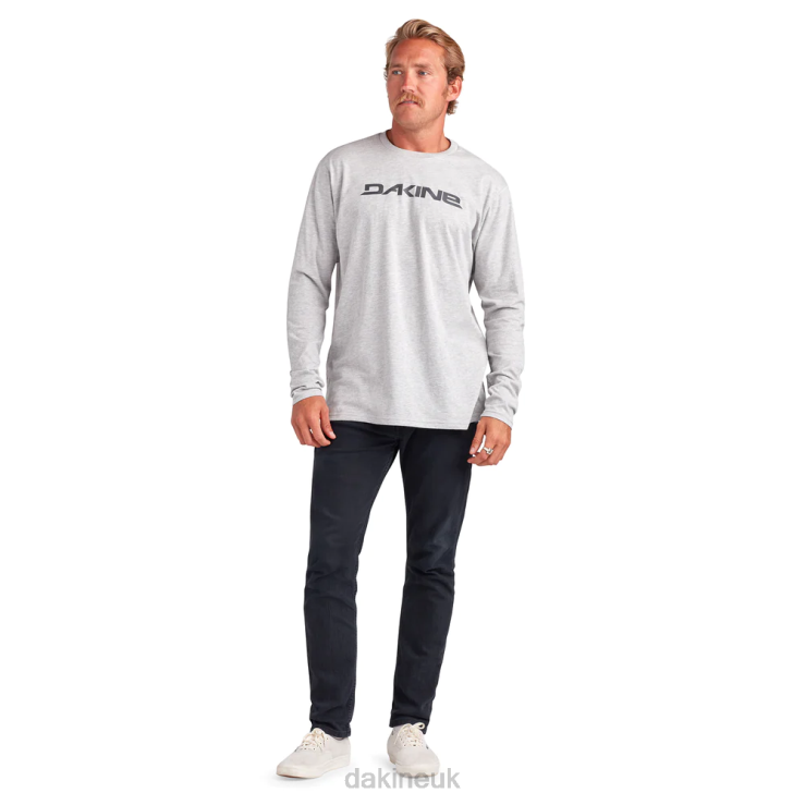 Da Rail Long Sleeve T-Shirt Dakine Men Heather Grey N882P205 Clothing