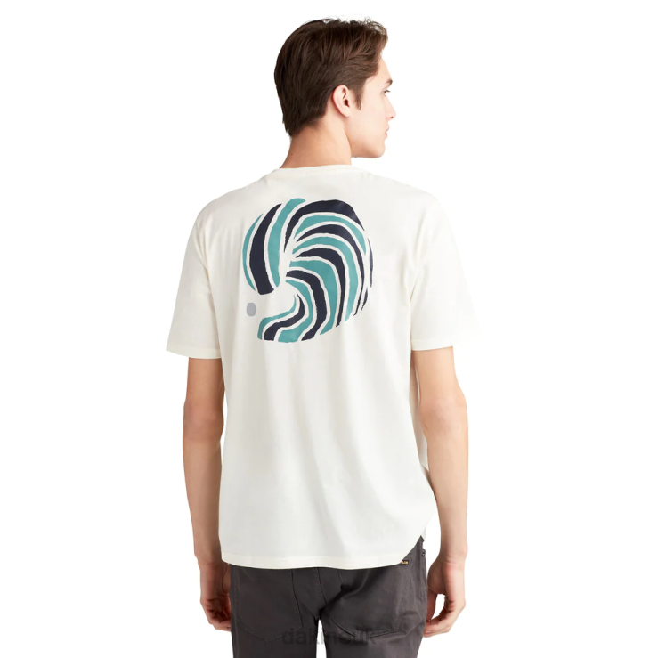 Glide Life Short Sleeve T-Shirt Dakine Men Surf White N882P208 Clothing