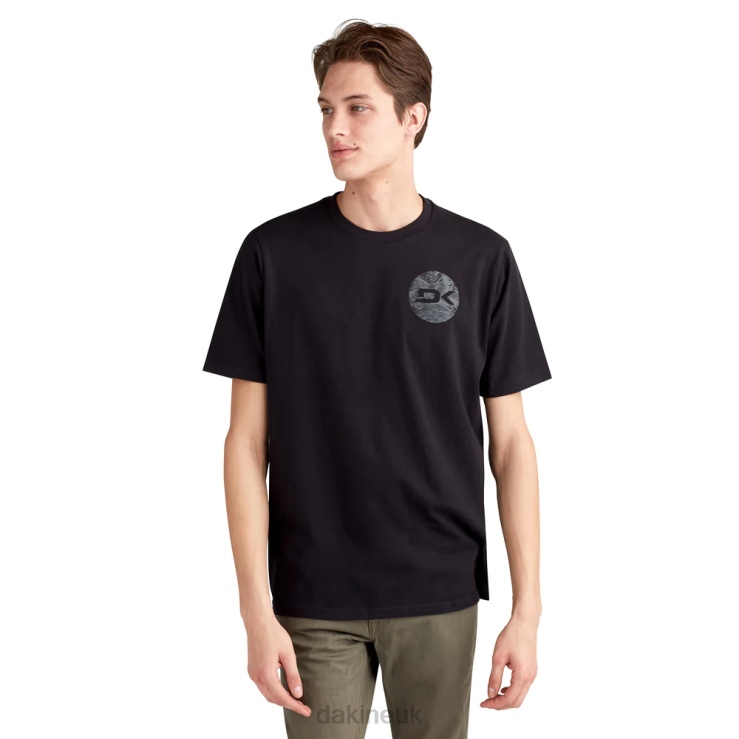 Global Waves Short Sleeve T-Shirt Dakine Men Black N882P212 Clothing