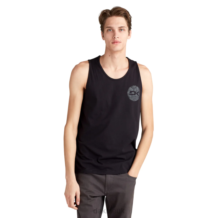Global Waves Tank Dakine Men Black N882P201 Clothing