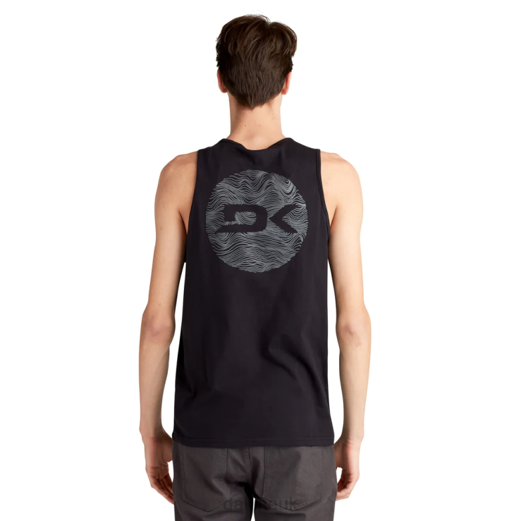 Global Waves Tank Dakine Men Black N882P201 Clothing