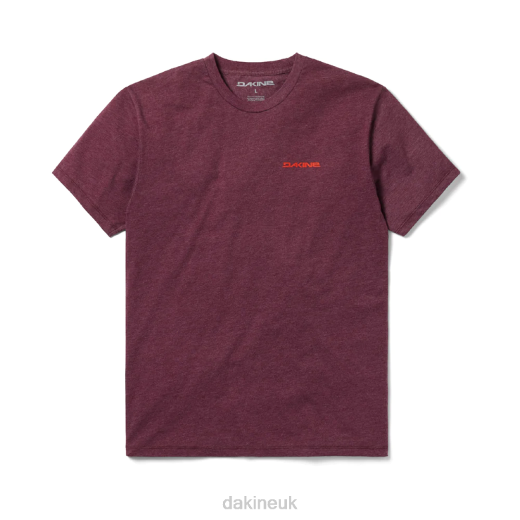 Sand Blast T-Shirt Dakine Men Maroon Heather N882P187 Clothing