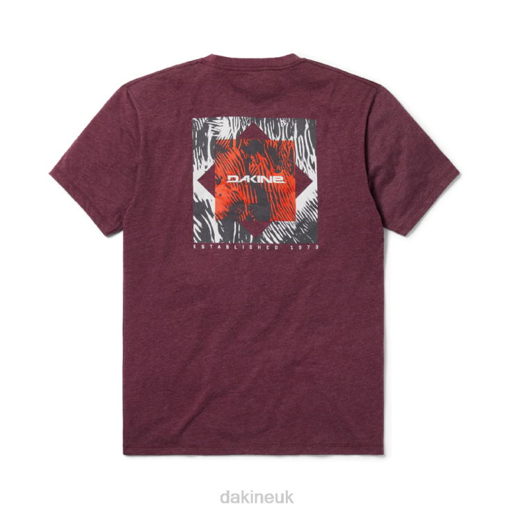 Sand Blast T-Shirt Dakine Men Maroon Heather N882P187 Clothing