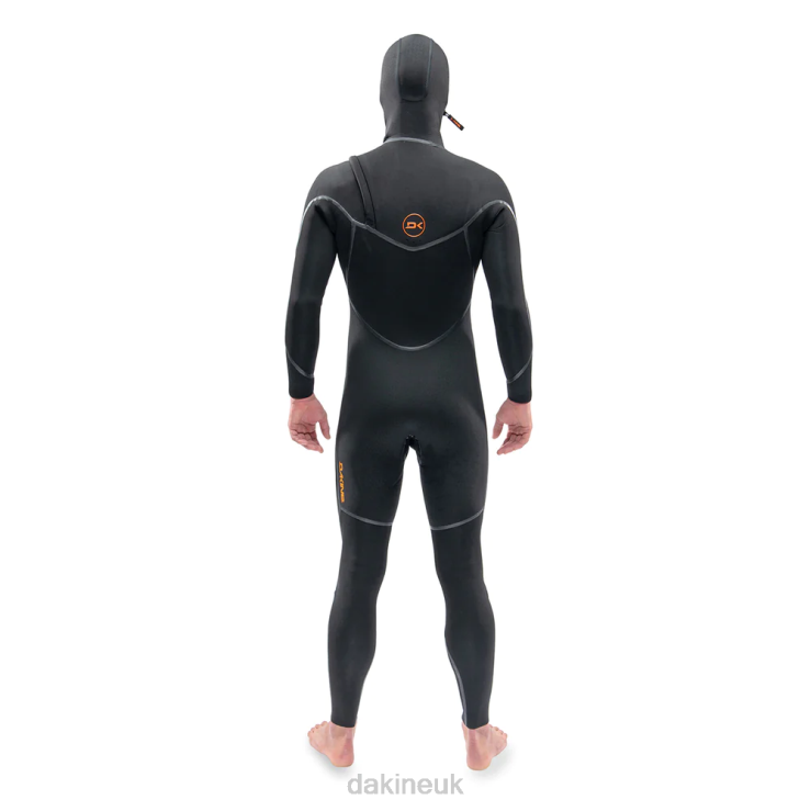 Cyclone Chest Zip Hooded Wetsuit 4/3mm Dakine Men Black N882P124 Clothing