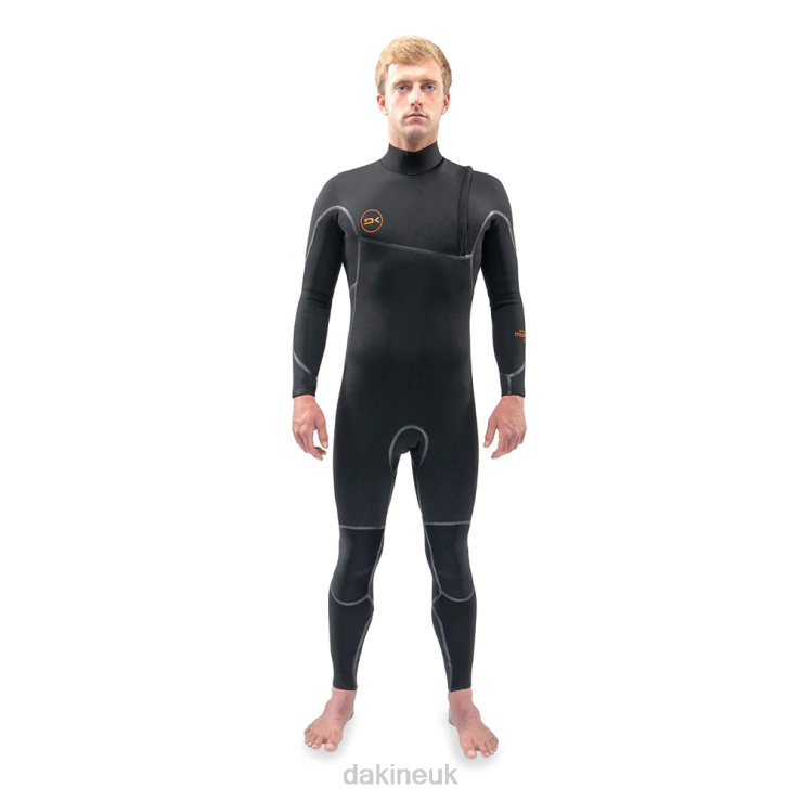 Cyclone Zip Free Full Wetsuit 3/2mm Dakine Men Black N882P90 Clothing