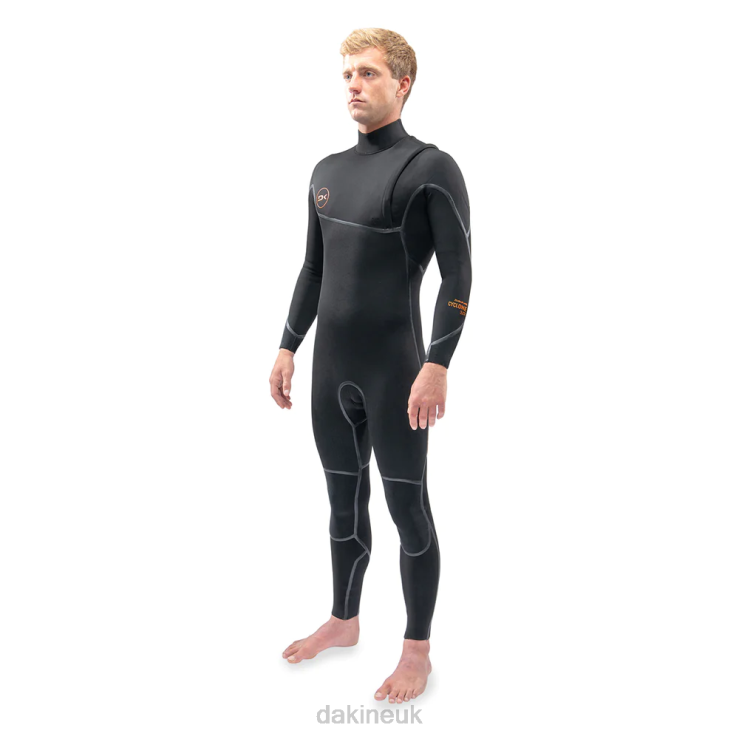 Cyclone Zip Free Full Wetsuit 3/2mm Dakine Men Black N882P90 Clothing