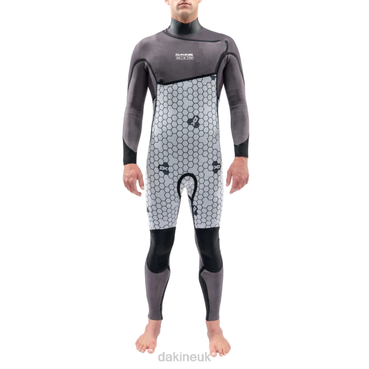 Cyclone Zip Free Full Wetsuit 4/3mm Dakine Men Black - 21 N882P86 Clothing