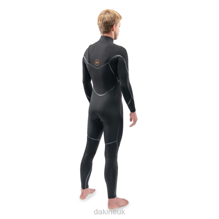 Cyclone Zip Free Wetsuit 6/4mm Dakine Men Black N882P101 Clothing