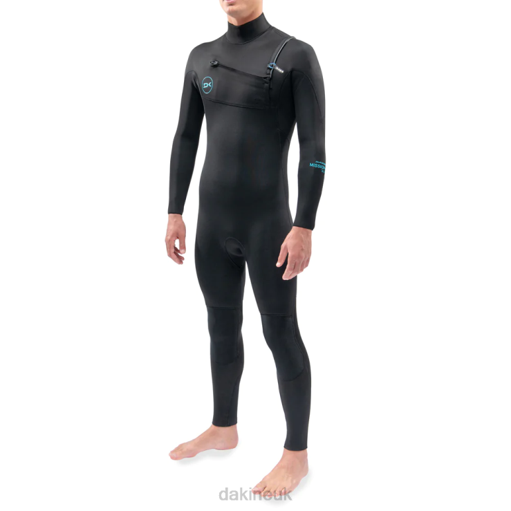 Mission Chest Zip Full Wetsuit 5/4/3mm Dakine Men Black - 21 N882P121 Clothing