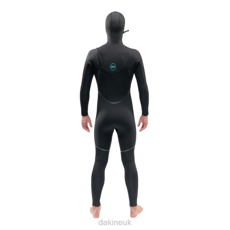 Mission Chest Zip Hooded Wetsuit 6/5/4mm Dakine Men Black N882P92 Clothing