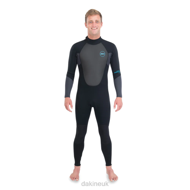 Quantum Back Zip Full Wetsuit 3/2mm F/L Dakine Men Black/Grey N882P111 Clothing