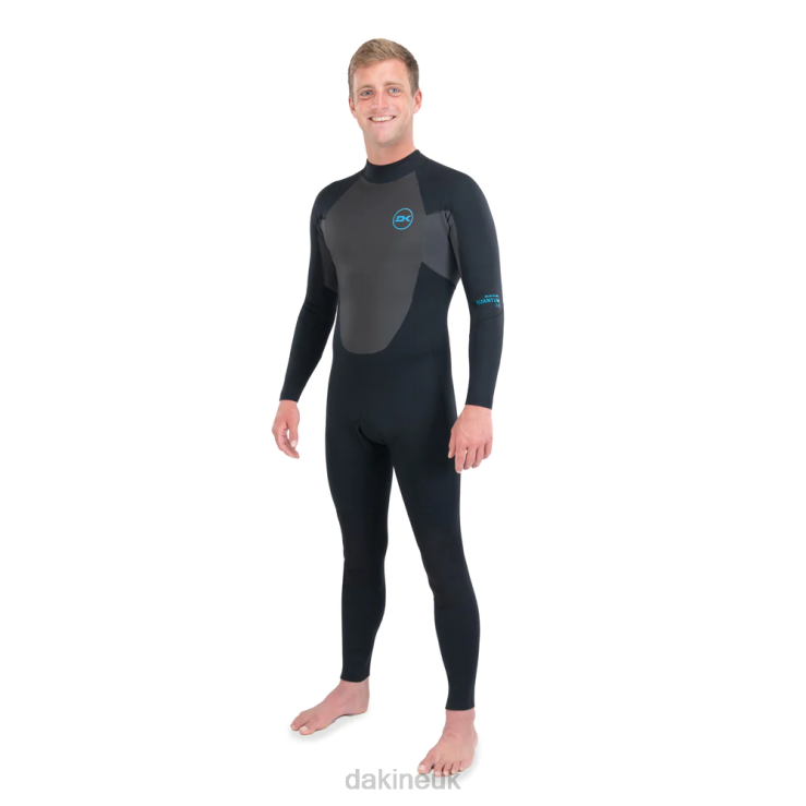 Quantum Back Zip Full Wetsuit 5/4/3mm GBS Dakine Men Black/Grey N882P122 Clothing