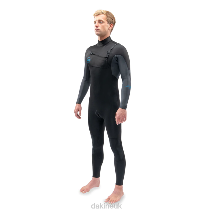 Quantum Chest Zip Full Suit 3/2mm Dakine Men Black/Grey N882P106 Clothing