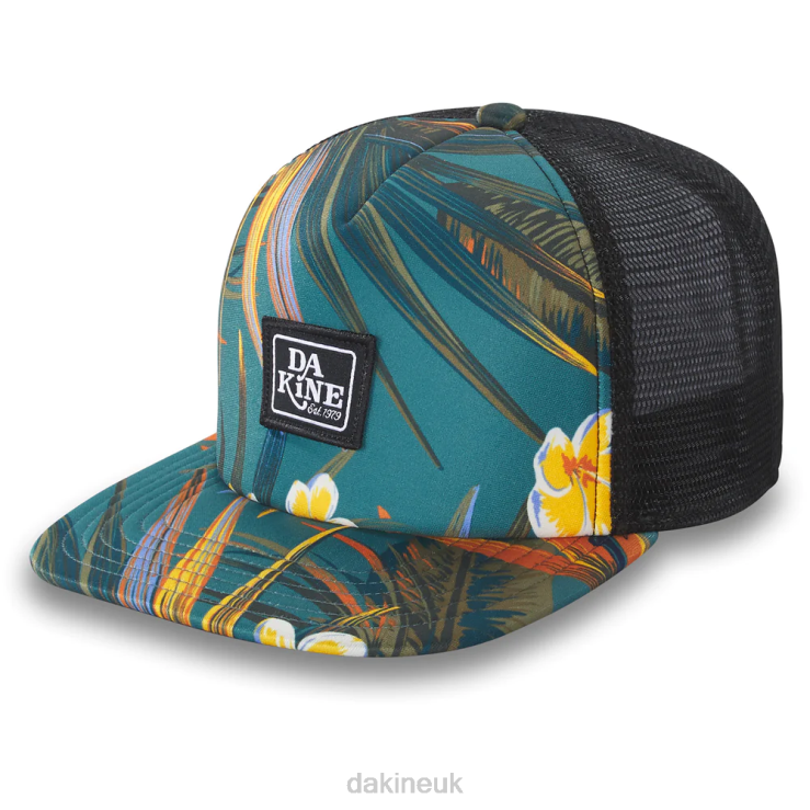 Lo Tide Trucker Hat Dakine Unisex Emerald Tropic N882P692 Accessory