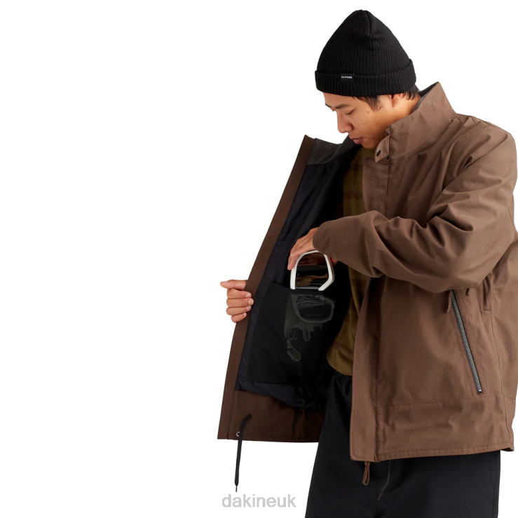 A-1 Jacket Dakine Unisex Russet Brown N882P29 Clothing