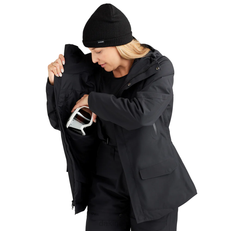 Reach Insulated 20K Jacket Dakine Unisex Black - W23 N882P362 Clothing