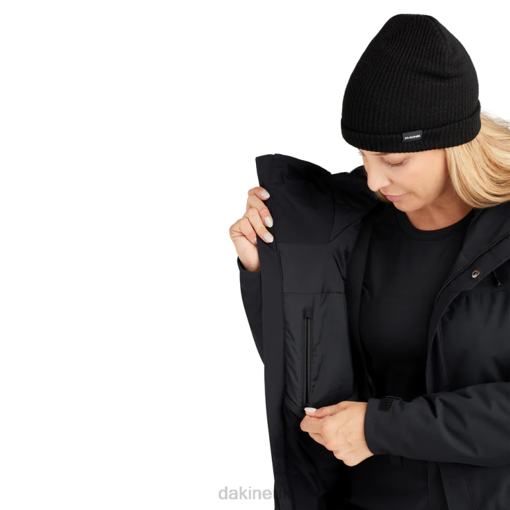 Reach Insulated 20K Jacket Dakine Unisex Black - W23 N882P362 Clothing