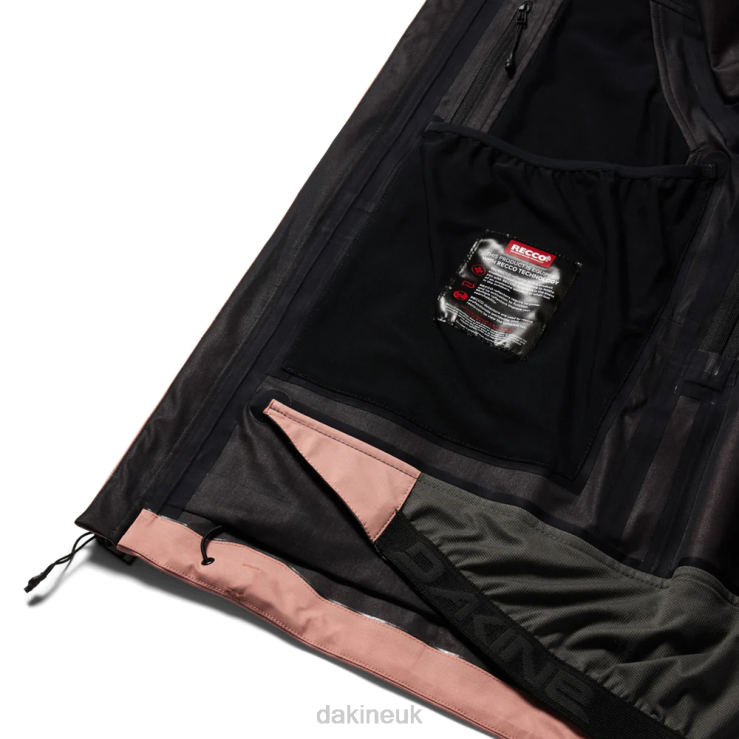 Sender Stretch 3L Jacket Dakine Unisex Dustbowl Pink N882P349 Clothing