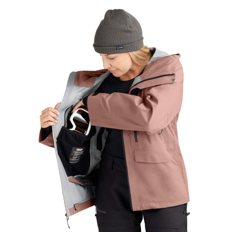 Sender Stretch 3L Jacket Dakine Unisex Dustbowl Pink N882P349 Clothing