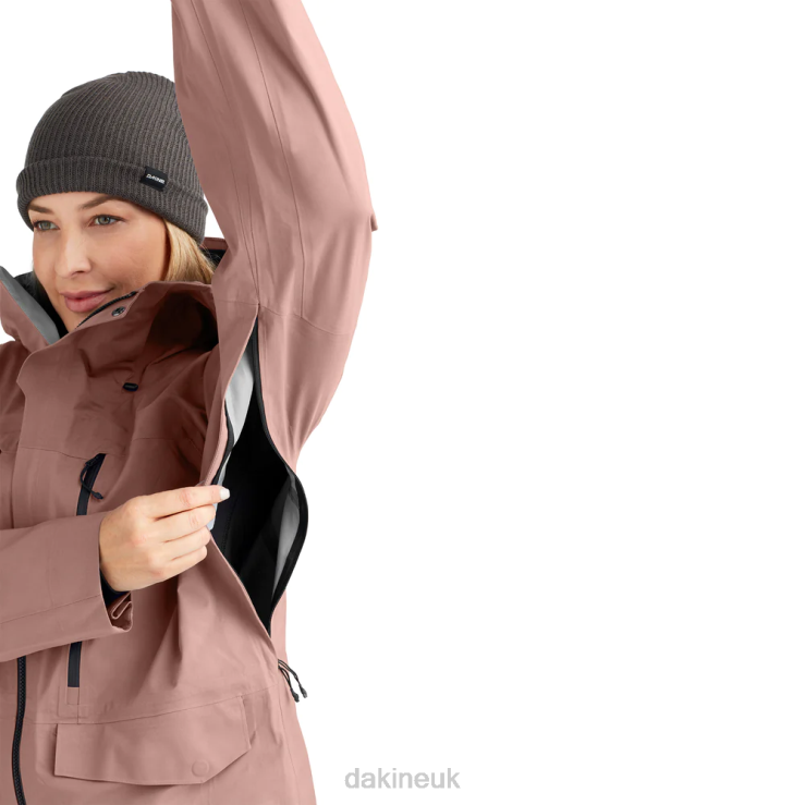 Sender Stretch 3L Jacket Dakine Unisex Dustbowl Pink N882P349 Clothing