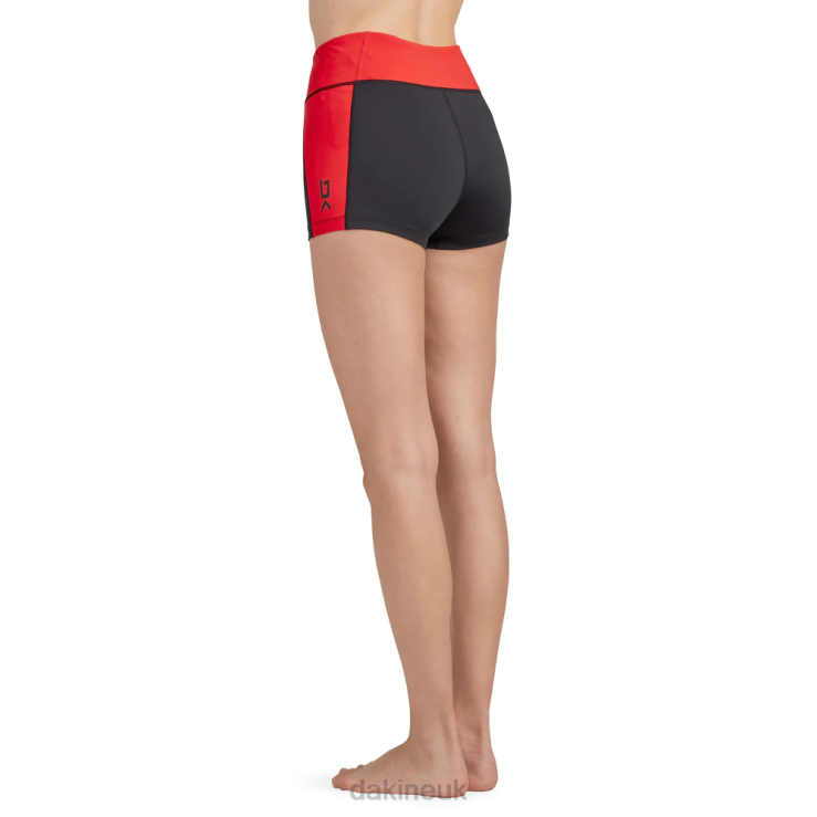 HD Surf Rashguard Short Dakine Unisex Rippin Red N882P302 Clothing