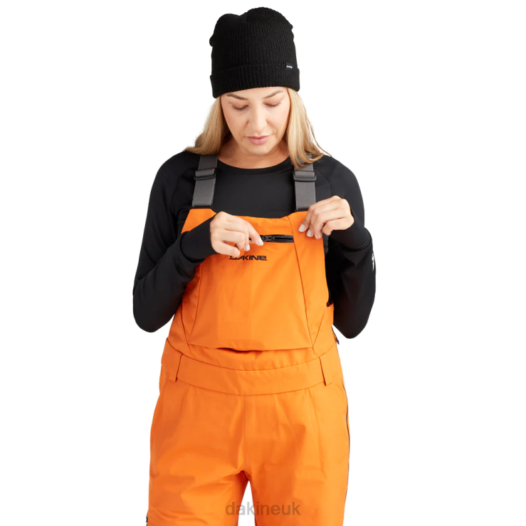 Stoker Gore-Tex 3L Bib Dakine Unisex Rusted Orange N882P283 Clothing