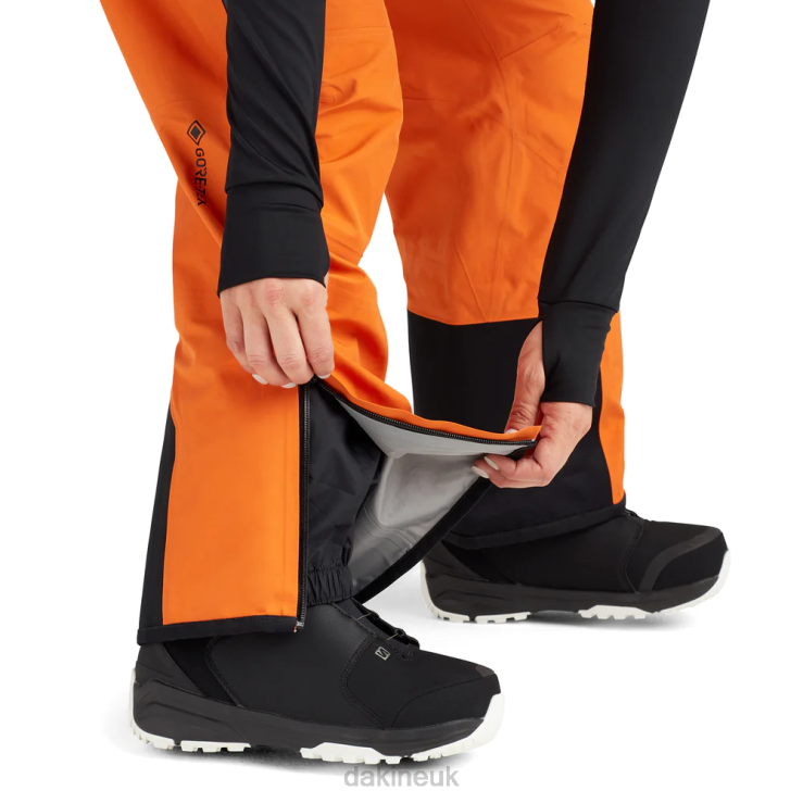 Stoker Gore-Tex 3L Bib Dakine Unisex Rusted Orange N882P283 Clothing