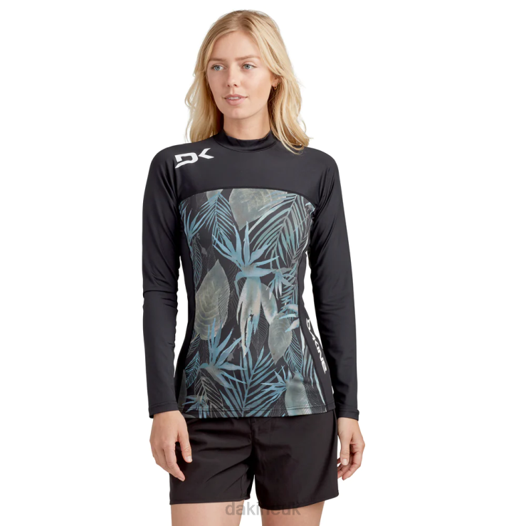 HD Snug Fit Long Sleeve Rashguard Crew Dakine Unisex Nahele Print N882P344 Clothing
