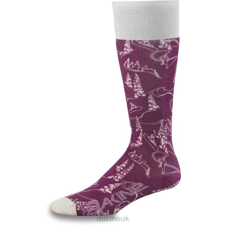Freeride Sock Dakine Women B4BC Grapevine N882P858 Accessory