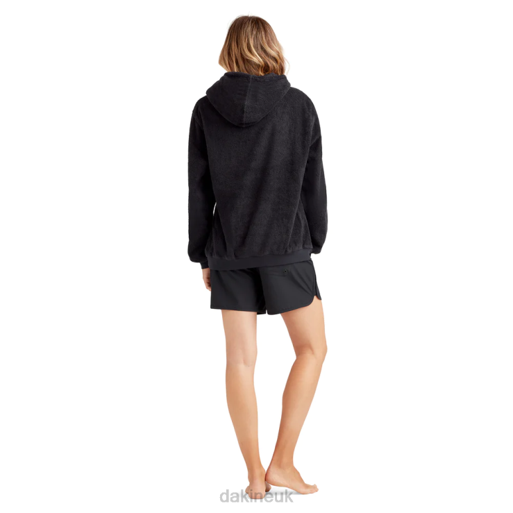 Apresurf Quickdry Toweling Hoodie Dakine Women Black N882P323 Clothing
