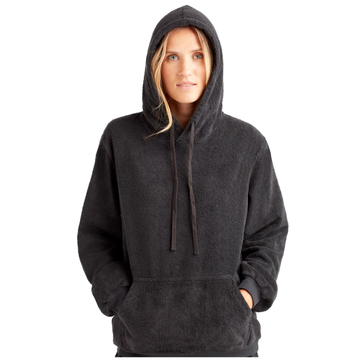 Apresurf Quickdry Toweling Hoodie Dakine Women Black N882P323 Clothing