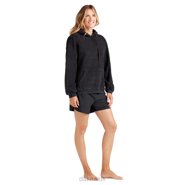 Apresurf Quickdry Toweling Hoodie Dakine Women Black N882P323 Clothing