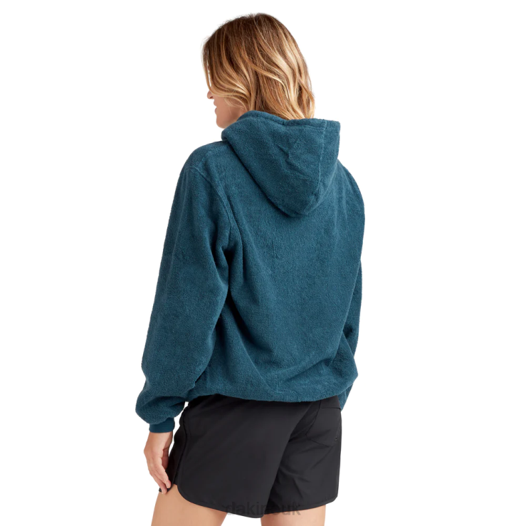 Apresurf Quickdry Toweling Hoodie Dakine Women Galactic Blue N882P324 Clothing