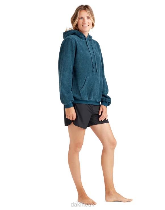 Apresurf Quickdry Toweling Hoodie Dakine Women Galactic Blue N882P324 Clothing