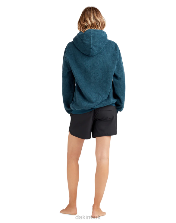 Apresurf Quickdry Toweling Hoodie Dakine Women Galactic Blue N882P324 Clothing