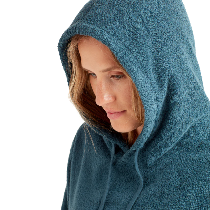 Apresurf Quickdry Toweling Hoodie Dakine Women Galactic Blue N882P324 Clothing