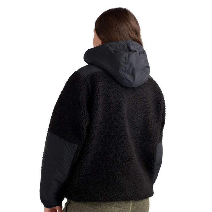 Ridemore Sherpa Fleece Pullover Dakine Women Black N882P366 Clothing