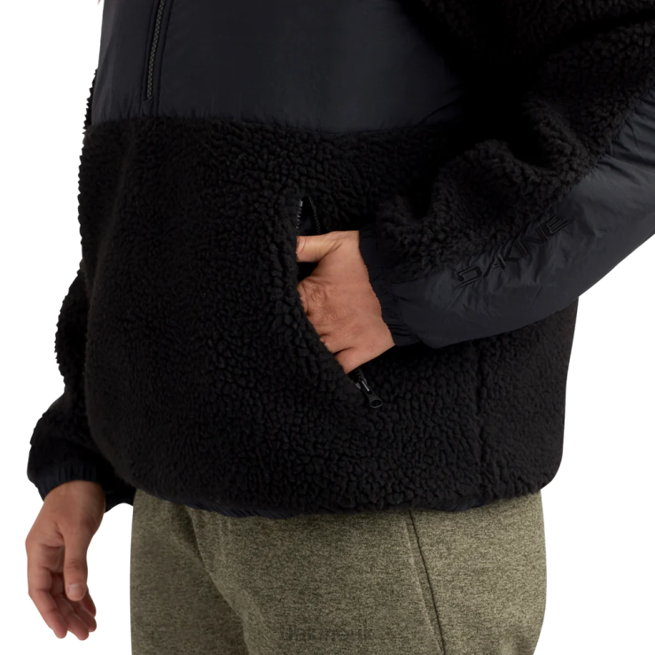 Ridemore Sherpa Fleece Pullover Dakine Women Black N882P366 Clothing