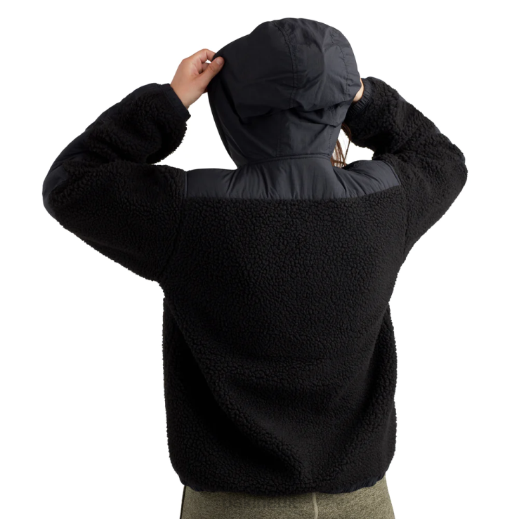 Ridemore Sherpa Fleece Pullover Dakine Women Black N882P366 Clothing