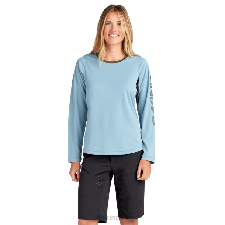 Thrillium Long Sleeve Bike Jersey Dakine Women Crest Blue N882P269 Clothing