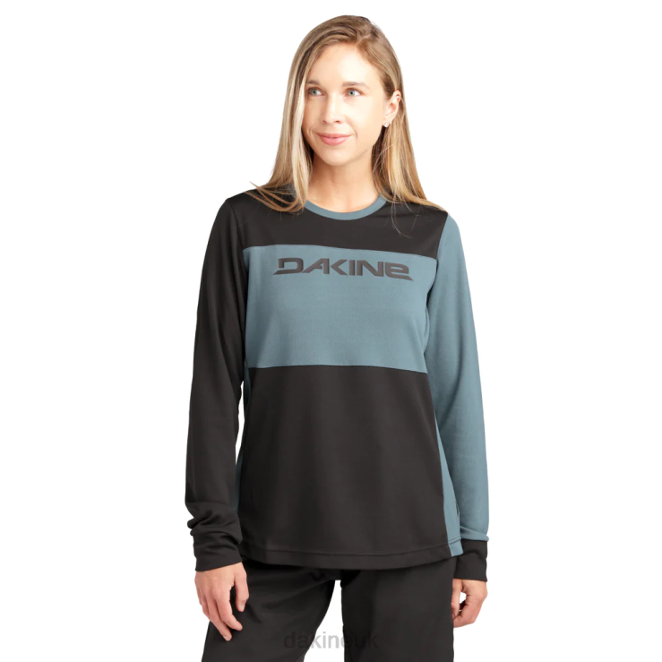 Thrillium Long Sleeve Bike Jersey Dakine Women Galactic Blue N882P267 Clothing